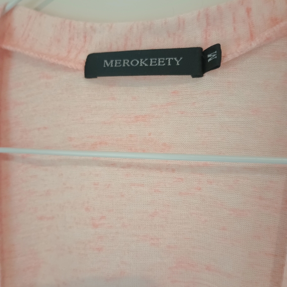 Merokeety Soft Pink Knit Top - Picture 3 of 4